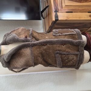 Vtg. Sawyer California Geniune Sherling Lambskin Vest